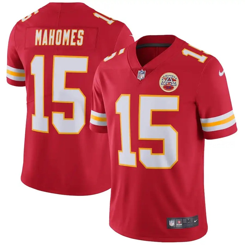 Limited Red Patrick Mahomes #15 Jersey
