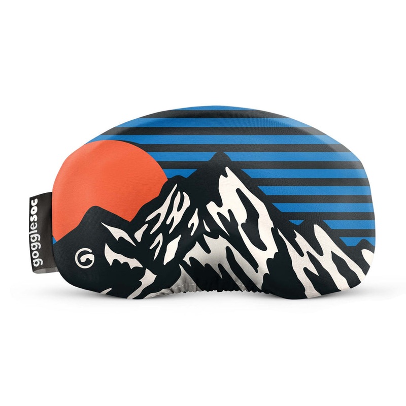 Retro Mountain Soc Goggle Cover