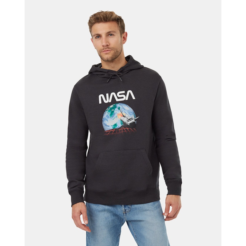 Space Mission Men’s Hoodie|GRAPHITE/BRIGHT WHITE|M|L|XL|XXL