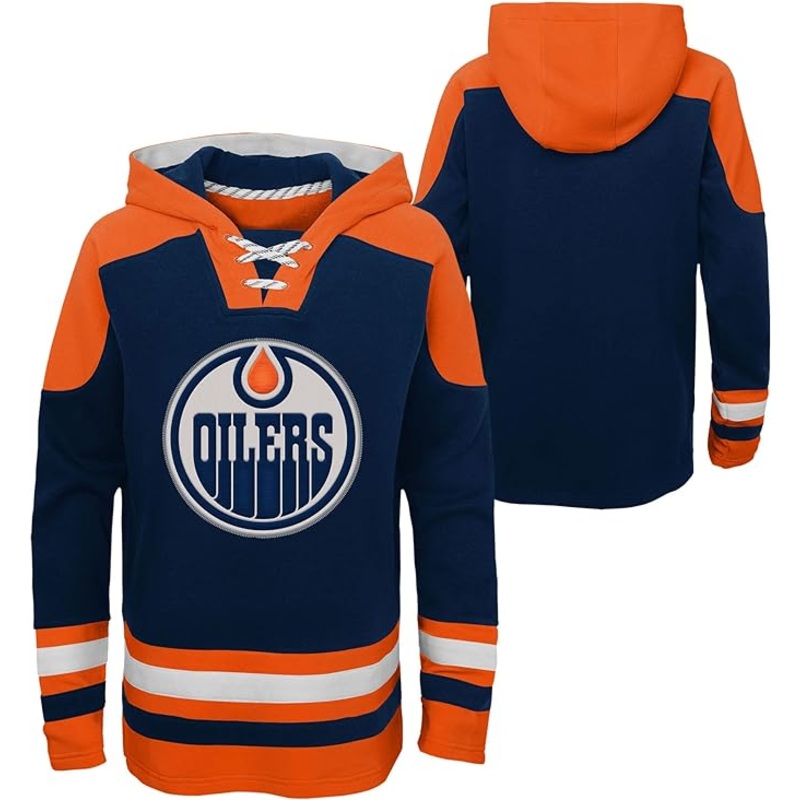 Ageless Revisited Youth Hoodie- Edmonton Oilers 3rd