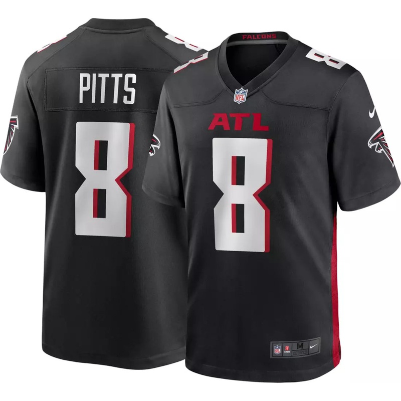 Atlanta Falcons Kyle Pitts Game Jersey- Black