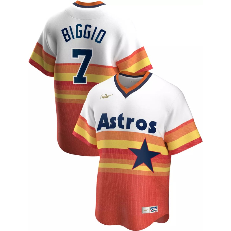 Cooperstown Collection Player Jersey- Houson Astros Craig Biggio