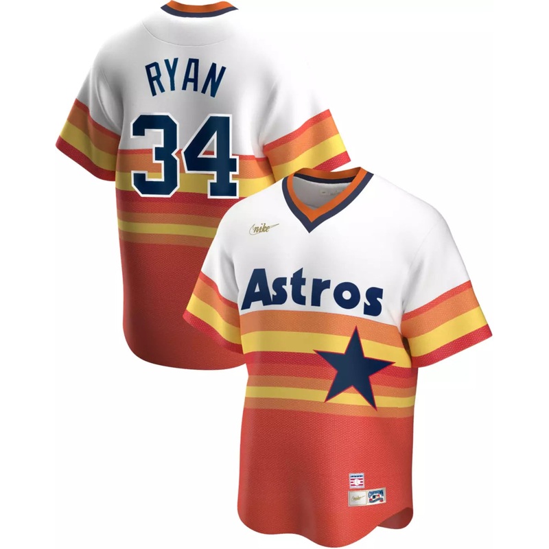 Cooperstown Collection Player Jersey- Houson Astros Nolan Ryan