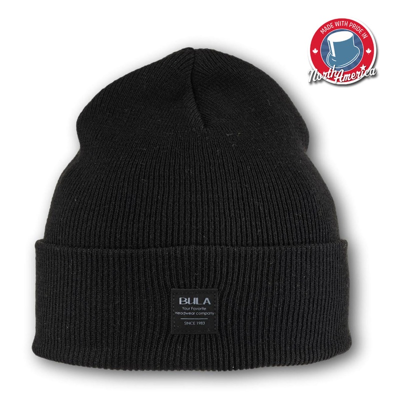 Fall Striped Beanie|BLACK