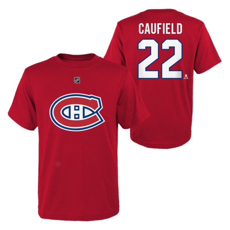 NHL Canadiens Youth Name & Number T-Shirt – Caufield