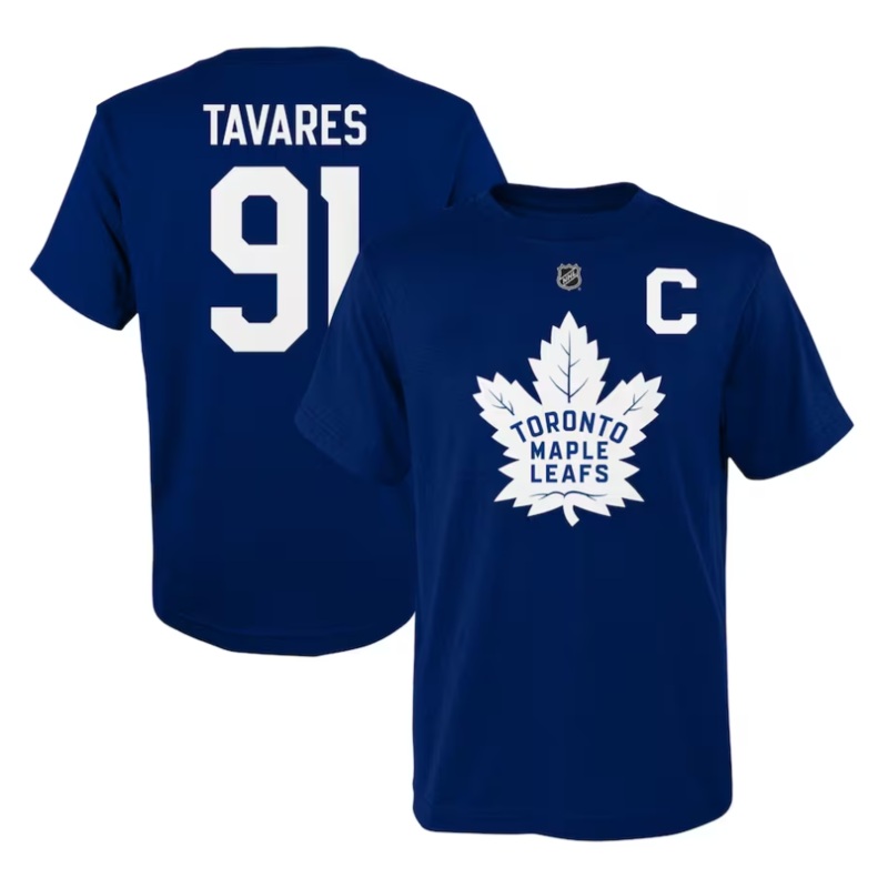 NHL Maple Leafs Captain Youth Name & Number T-Shirt – Tavares