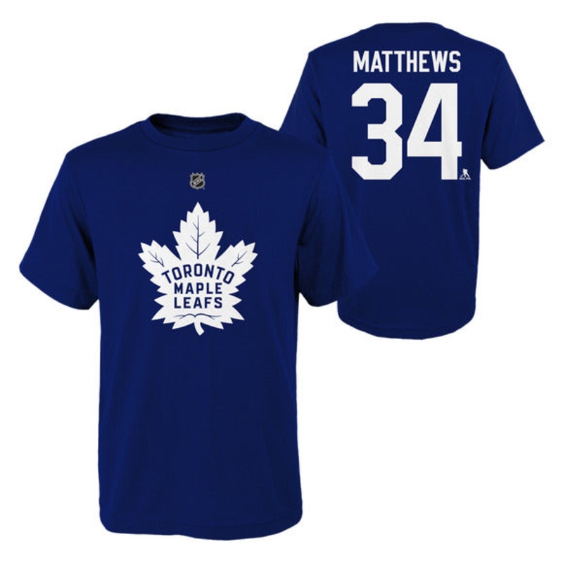 NHL Maple Leafs Youth Name & Number T-Shirt – Matthews