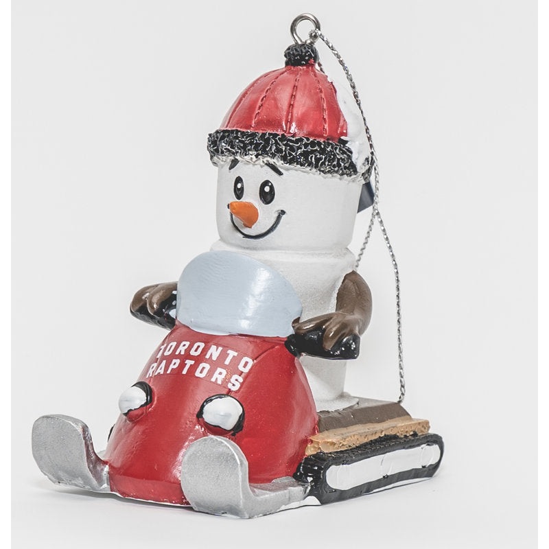 Snowmobile Christmas Ornament- Toronto Raptors
