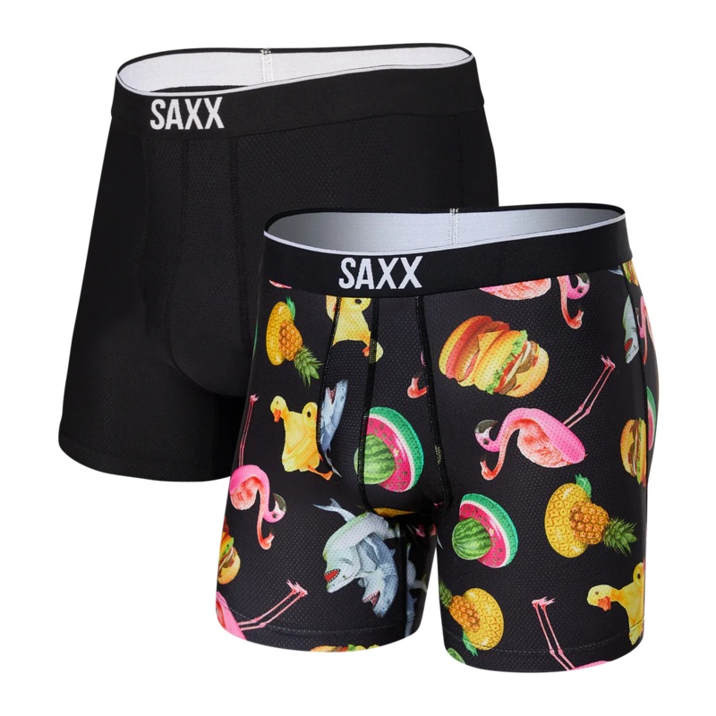 Volt 2-Pack Boxer Brief – Mega Meta Floaties/Black