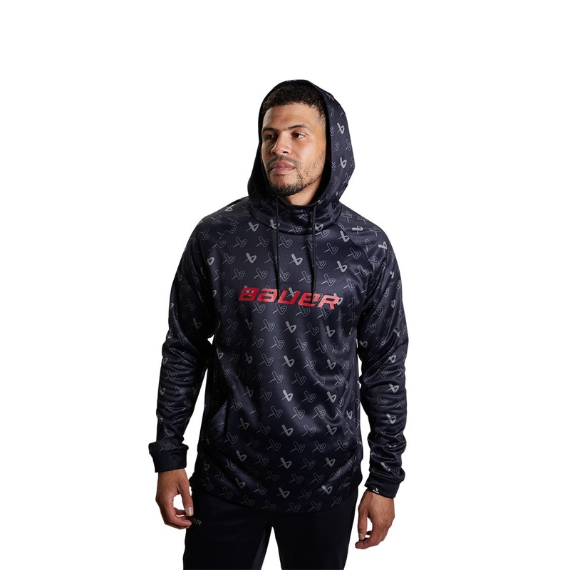 Icon Repeat Senior Hoodie|BLACK|S|M|L|XL