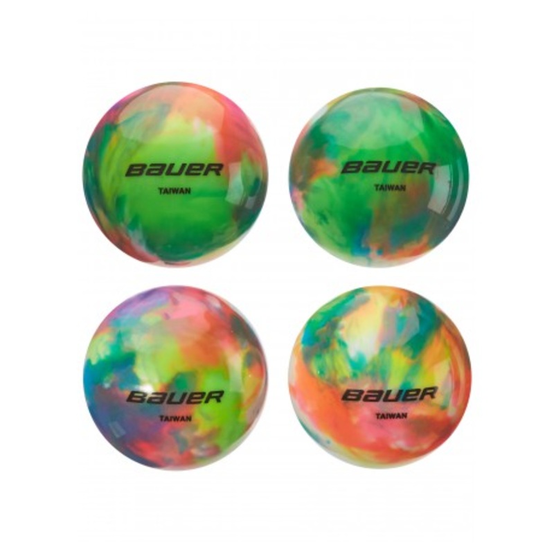Multi Colour Street Hockey Ball – 4 Pack