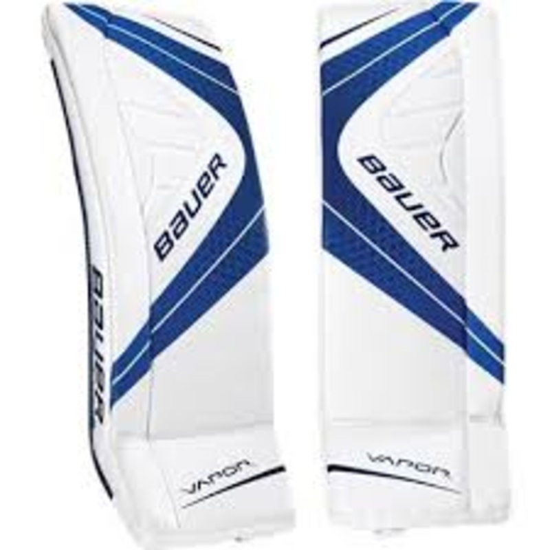 Vapor 1X Goalie Pads|WHITE/BLUE|M