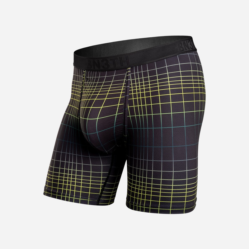 Pro Boxer Brief – Ombre Car Checkerboard