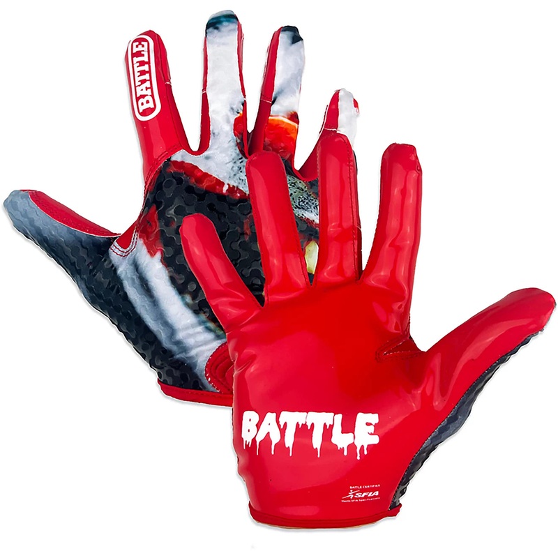 Junior Chameleon Grin Receiver Football Gloves