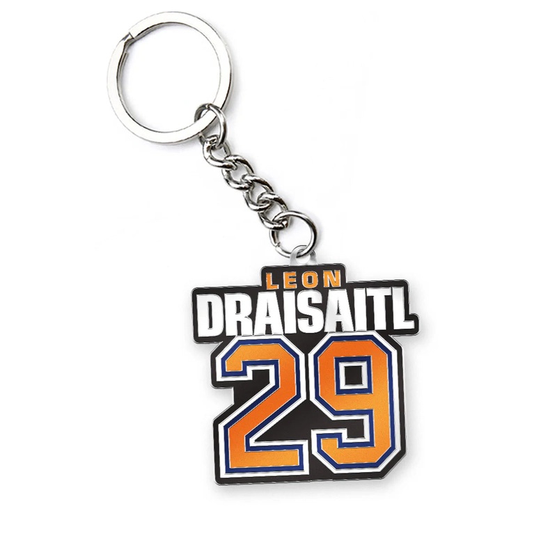 Leon Draisaitl Edmonton Oilers 29 Keychain