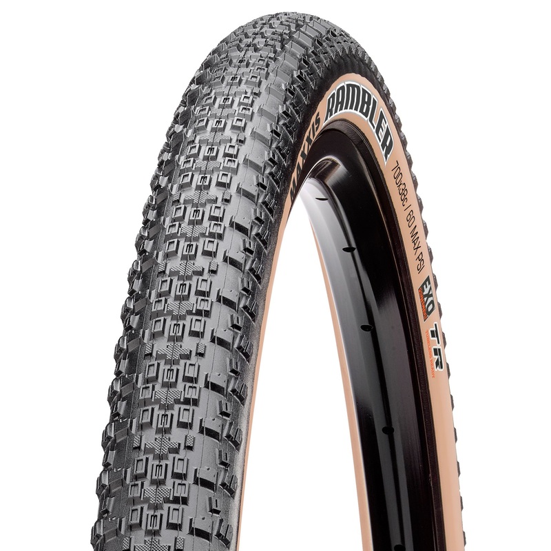 Maxxis Rambler EXO Tire Tan Wall