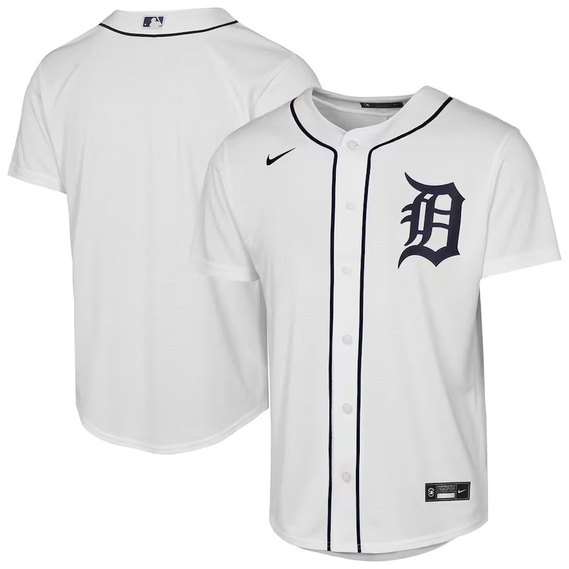 Outerstuff Youth Detroit Tigers Home Replica Jersey