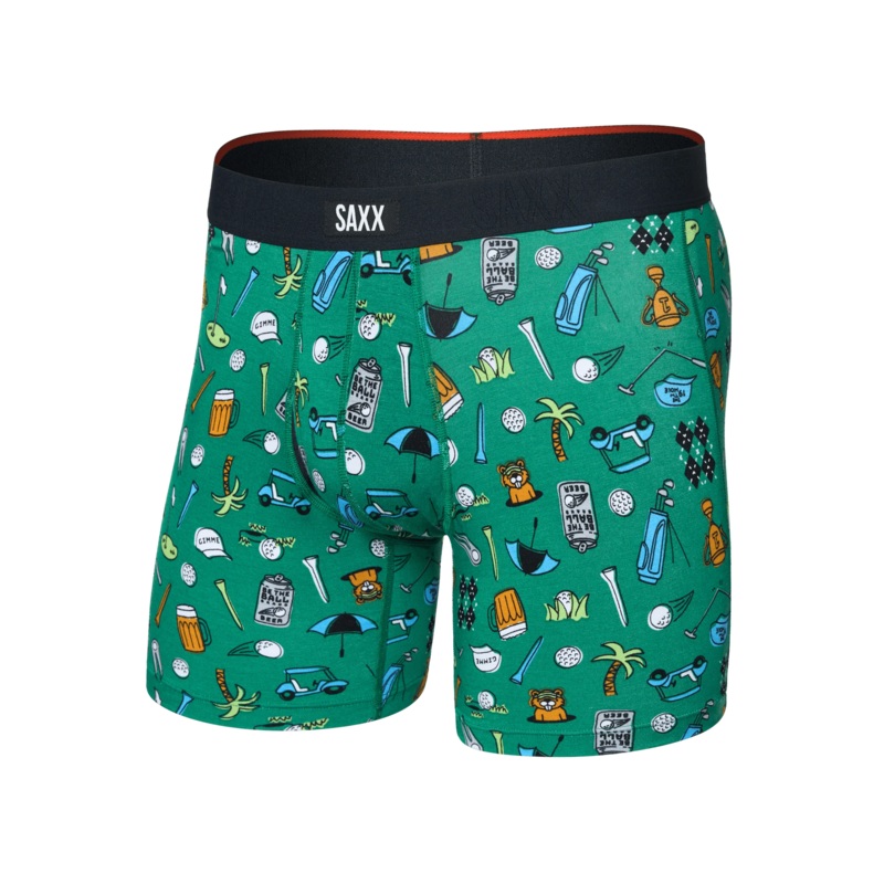 Saxx Vibe Xtra Soft Boxer Brief – Fairway Bits Green