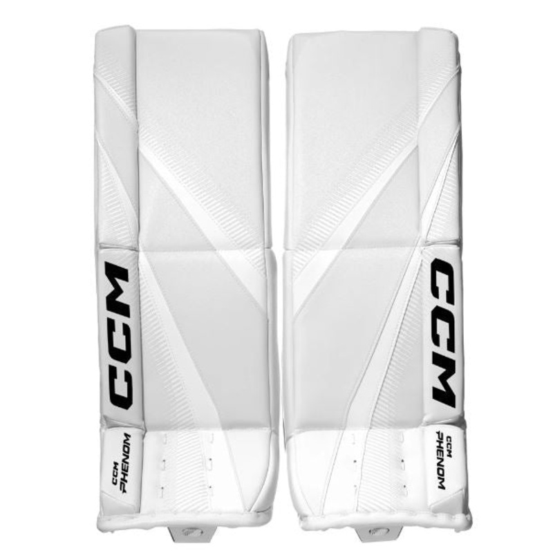 CCM Phenom Junior Goalie Pads|WHITE|24+1|26+1|28+1|30+1