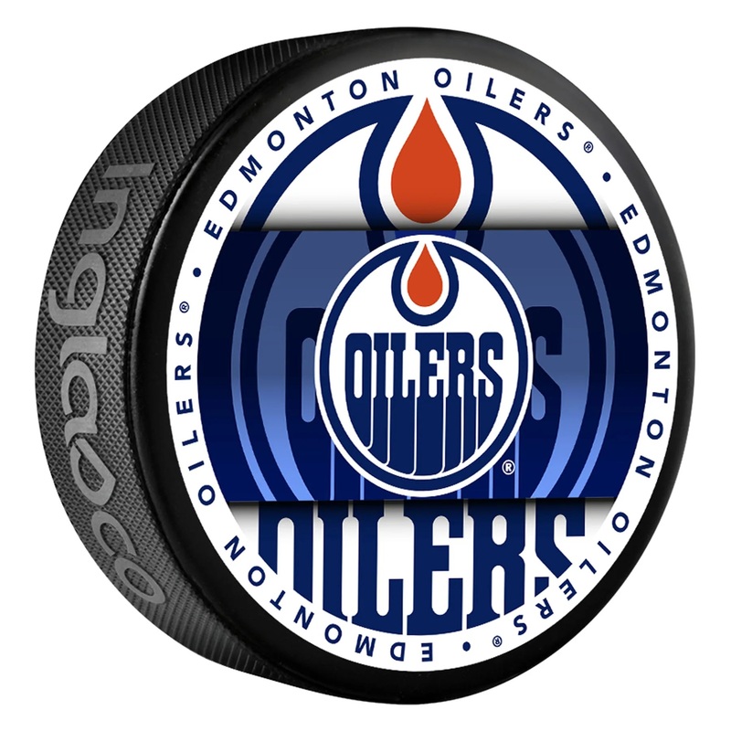 Inglasco Edmonton Oilers Medallion Puck