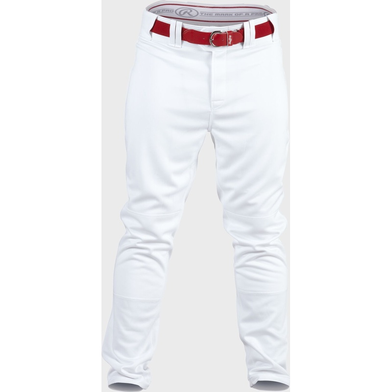 SEMI-RELAXED BASEBALL PANTS|YS|M|L|XL|XXL|White