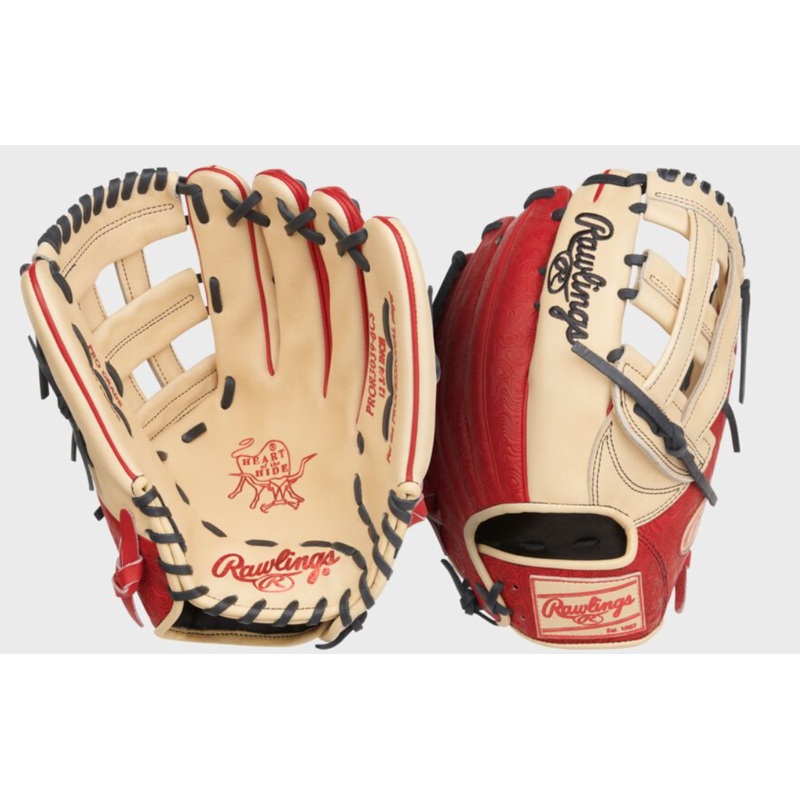 Rawlings Heart of the Hide 12.75-Inch Outfield Glove, Right Hand Throw